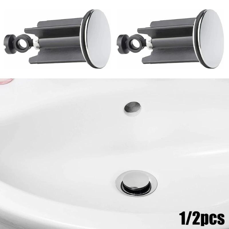 Wash Basin Drain Plug Universal Sink Plug Bathroom 40mm Pop-Up Replacement  Bathroom Faucet Fixture
