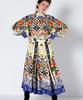 Greedius Print Pleated Skirt
