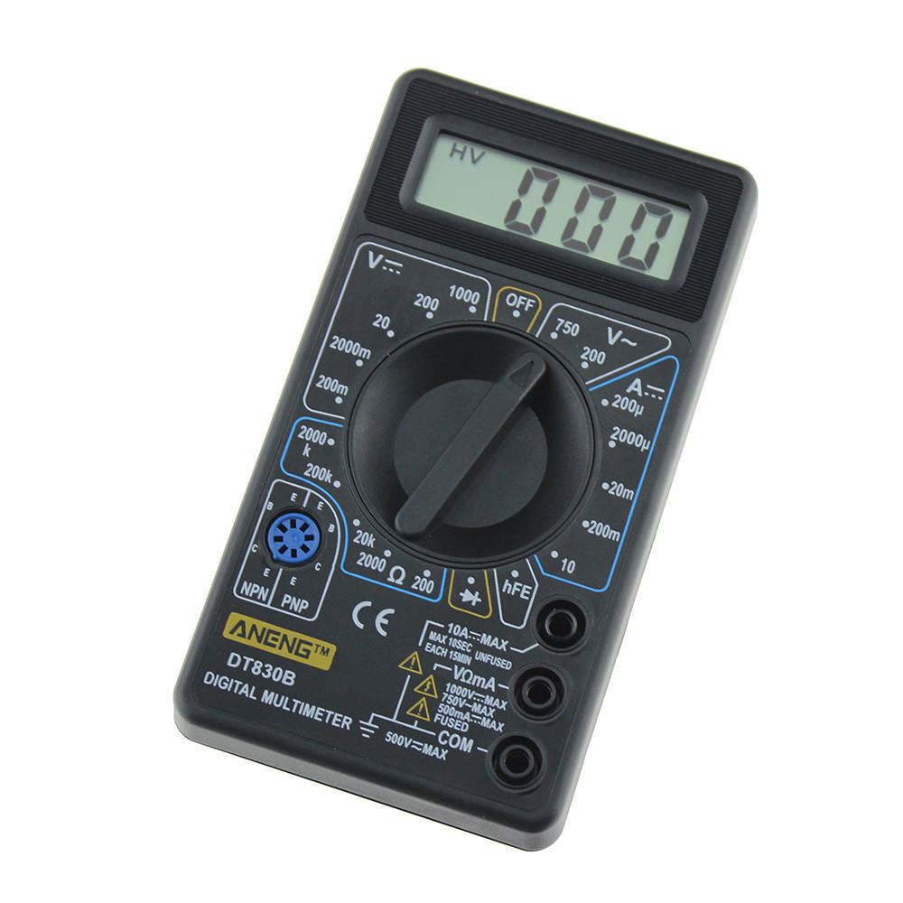 LCD Digital Multimeter Voltmeter Ammeter Handheld Tester