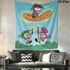 Fairly OddParents Pattern Home Decor Tapestry, Wall Hanging, Decorative RV Wall Cloth.XGT0914136