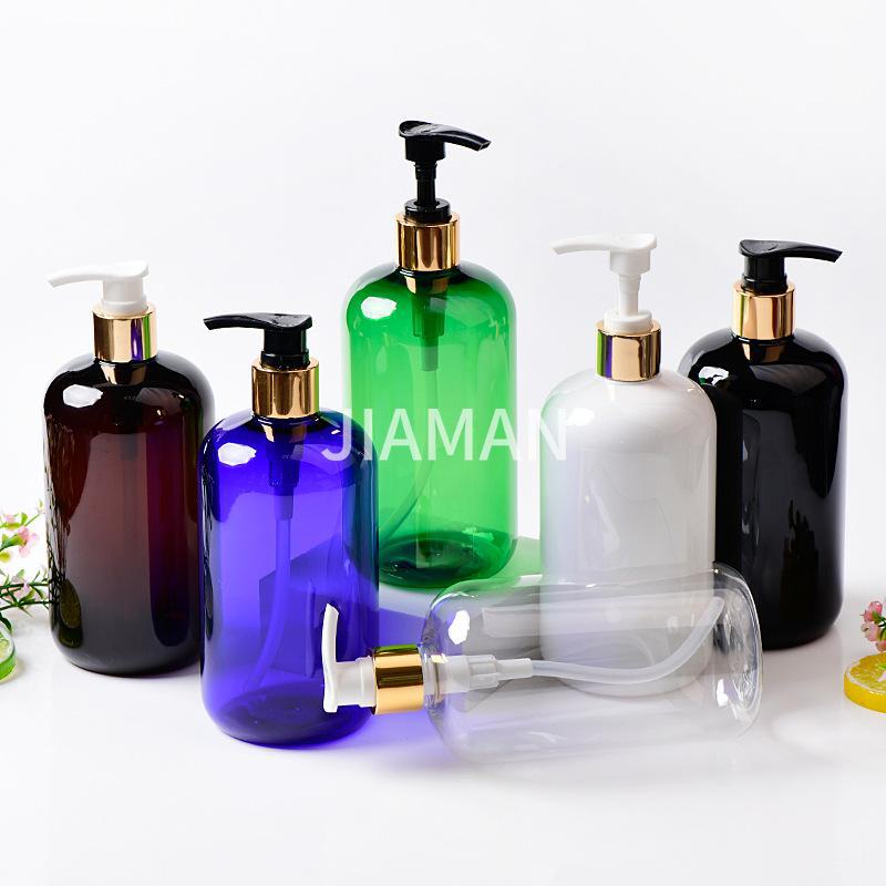 500ml Large Capacity Press-type Empty Bottle for Shampoo, Shower Gel, or Hand Soap