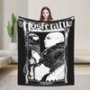 Black Metal Nosferatu Blanket  Fuzzy Vintage Breathable Throw Blanket for Bed Sofa Autumn/Winter