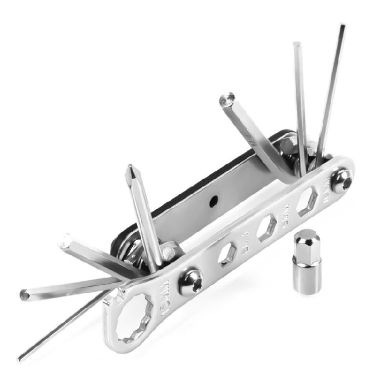 13-in-1 Multifunktions-Fahrradreparaturwerkzeug Fahrrad Faltreparaturwerkzeug Essentiell