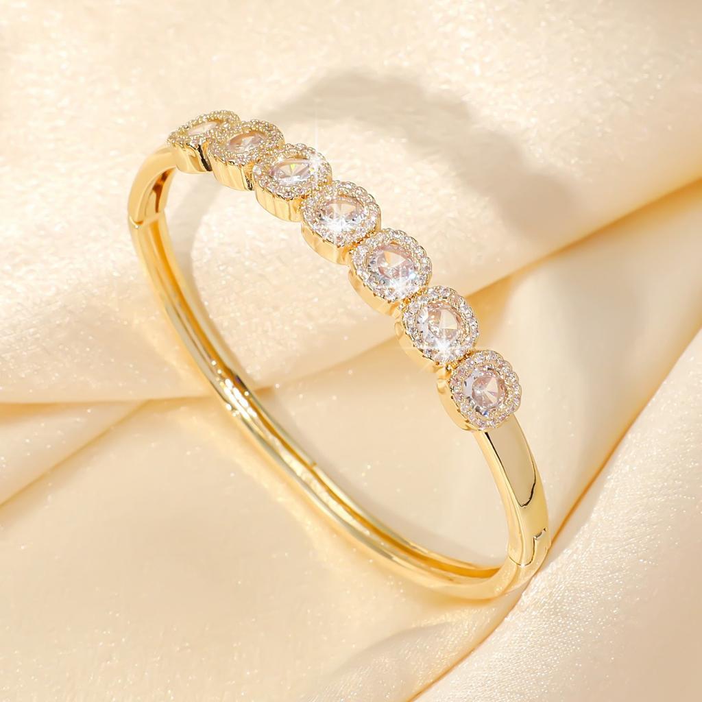 Mix and Match Trendy Accessories, Rainbow Shaped Super Sparkling and Ultra-fine Bracelets