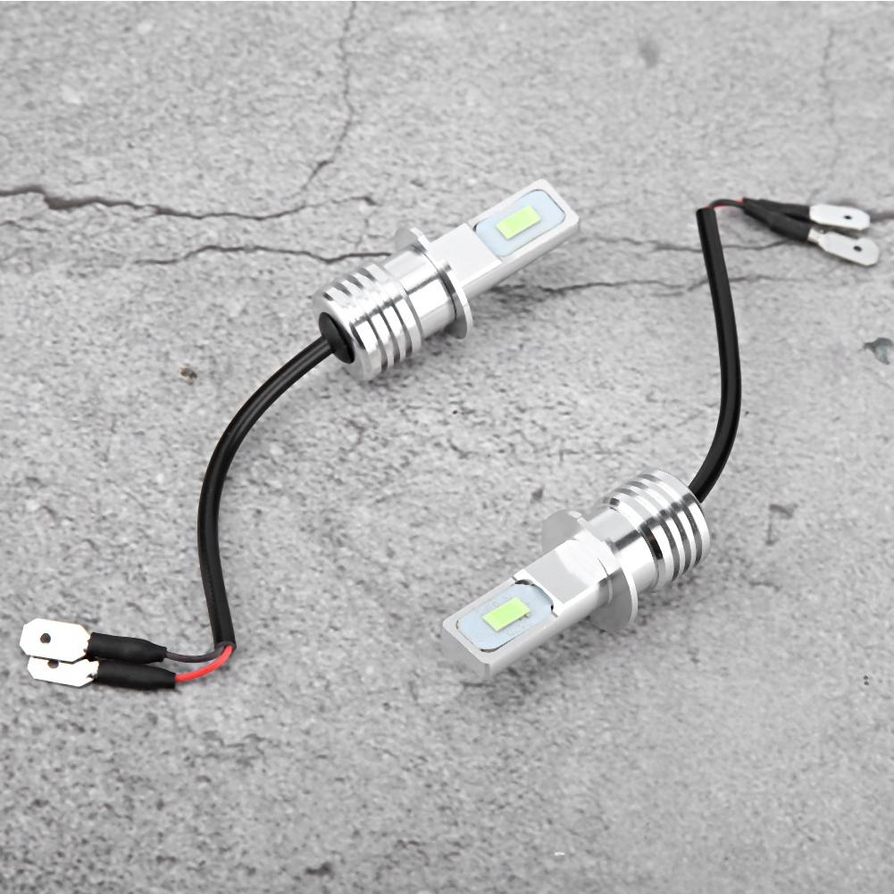 2Pcs H3  80W 8000K LED Fog Light Bulb Lamp Ice Blue12-24V 