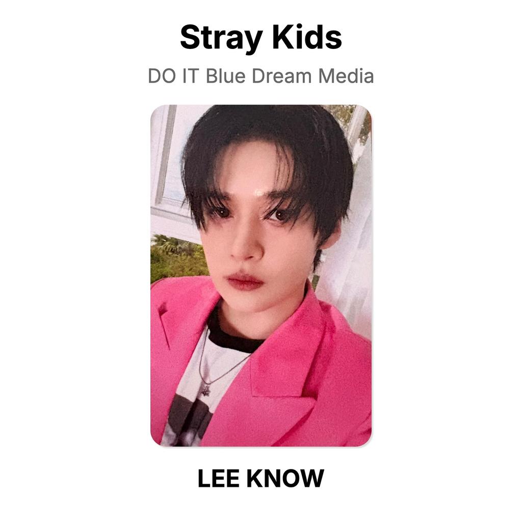 Stray Kids DO IT Blue Dream Media Official Photocard