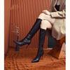 Super fire thin heel high boots women's 2025 new autumn and winter pointed fashion high heel versatile niche side zipper boots women