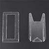 AEE4-30Pcs Tray Rack Clear Stand Frame Holder Stand Plastic Clear Plates Holder Metal Brackets Clear Display Shelf