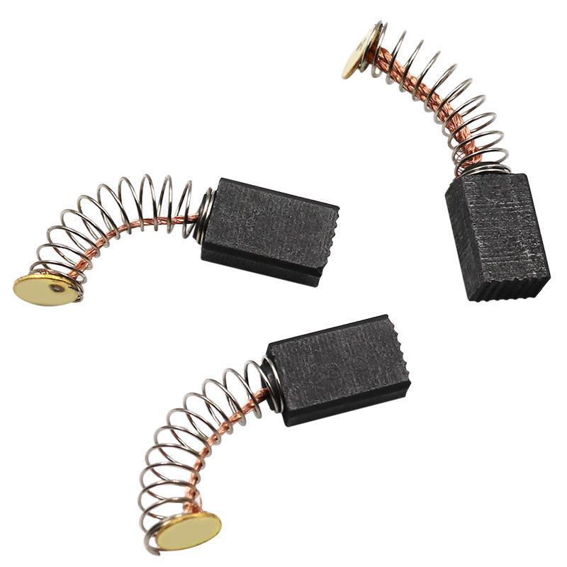 2-Pack Electric Grinder & Drill Carbon Brushes - Compatible with Hammer, Planer, and Hand Tools, Includes Small Spring.