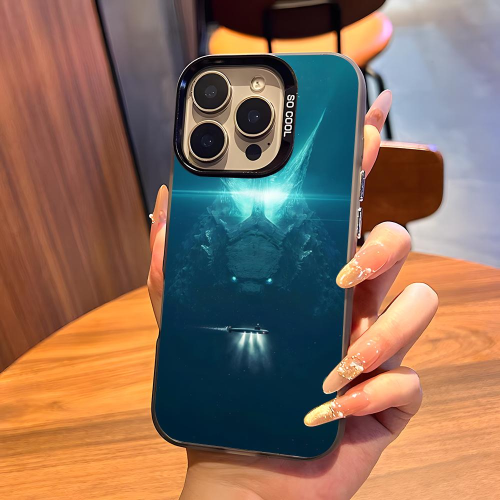 

Cool G-Godzillas Phone Case For IPhone17 Air 16 15 14 Plus 13 12 11 Pro 7 8 XS Max XR Silver Black Bumper Case iPhone 15 Plus