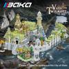 3726PCS Tower of Miracles Building Blocks European Myth Lighthouse Models Bricks Desktop Decoration Toys For Kids Holiday Gifts