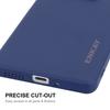 For Xiaomi Redmi Note 13R Pro 5G Silicone Case Straight Edge Phone Cover+9H Glass Protector
