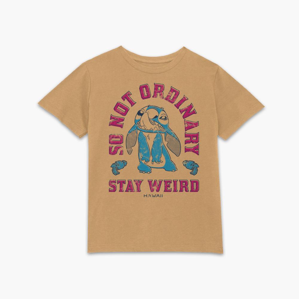 

Lilo & Stitch Stay Weird Kids T-Shirt - Tan - 3-4 Years 100