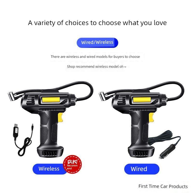Vehicle Air Pump Air Pump Portable Multifunctional 12v220v High Pressure Tire Electric Tire Pump for Car