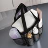 Multifunctional Mesh Beach and Makeup Bag with Multi-Pockets