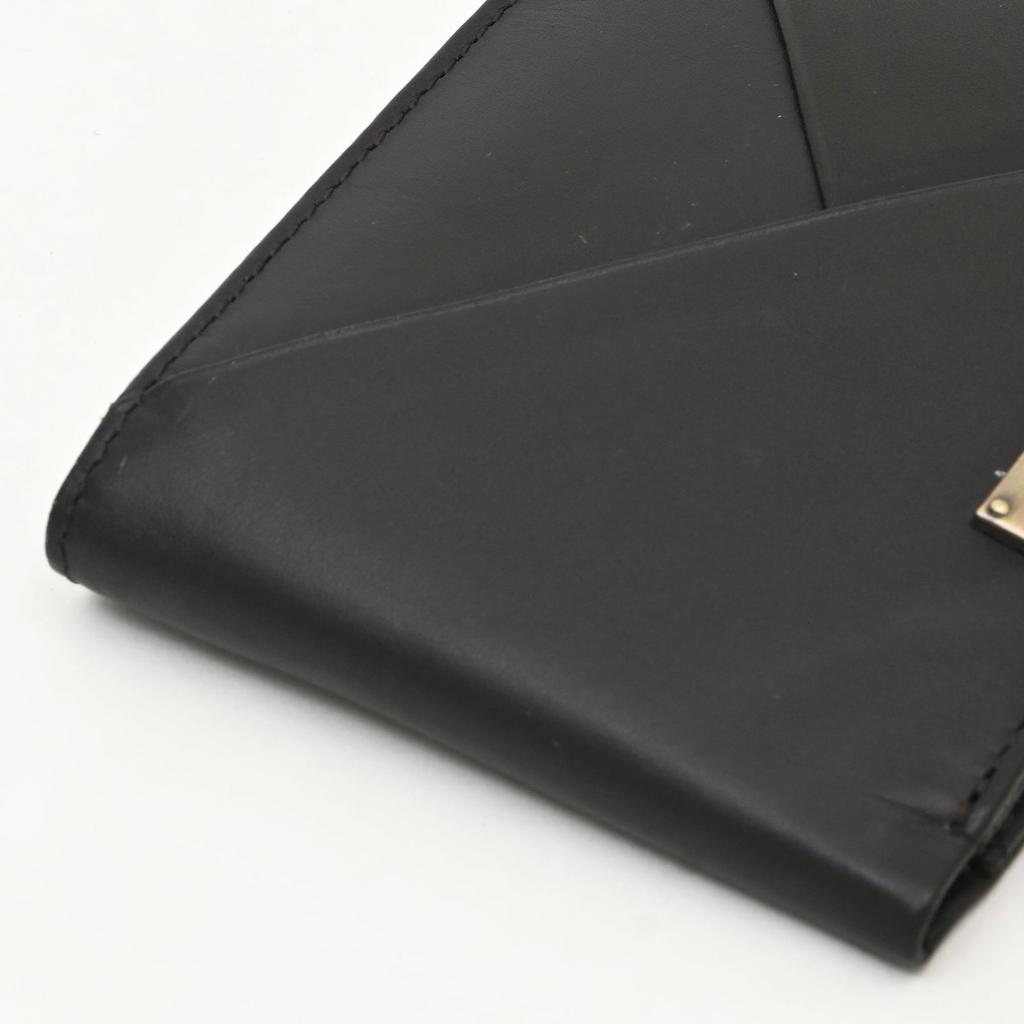 Leather Wallet 1S Crngrn -Green Full-Grain Waxy Leather Men's Wallet with Coin Pocket & 6 Card Slots