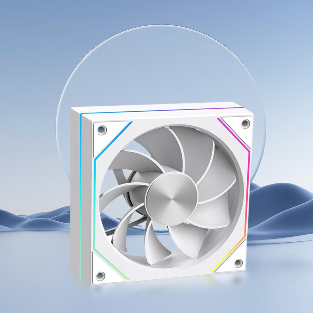 B# 12cm CPU Cooling Fan with Lighting Effect Quiet Cooling Fan for PC Computer C