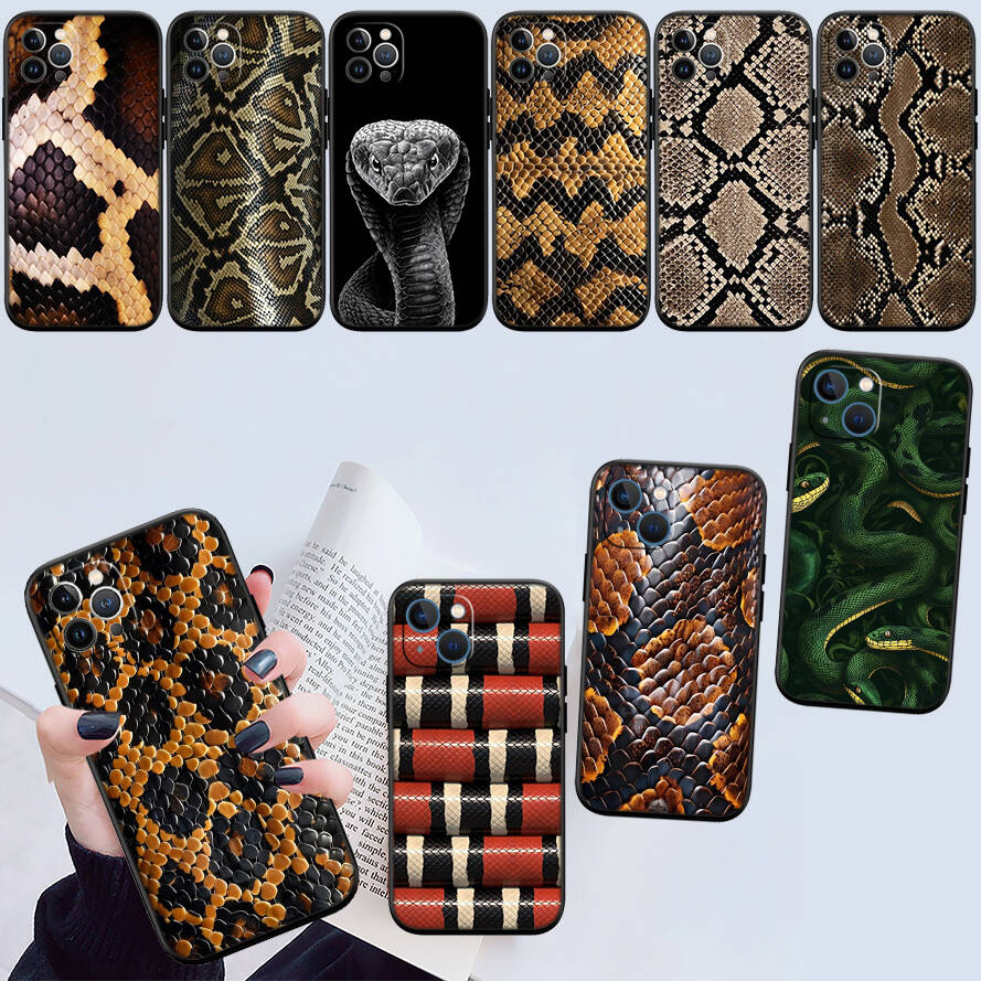 Snakeskin Snake Phone Case for Redmi Note 12 12S 12C 13 13C 13R 14 14S 14R 14C 11A 13X A3 A3X A4 A5 Pro Max Plus
