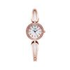 Fashion GEDI Top Brand Luxury Student Quartz Watch Crystal Rhinestones Alloy Waterproof Bracelet Women Versatile Accessory