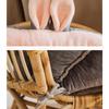 Cute Conjoined Cushion Back Cushions  Office Chair Mat Thick Girl Stool Seat Mats Student Ass Pad