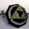 Wisdom Power Legend of Zelda Automatic Folding Umbrella with Sturdy Iron Frame, Portable Compact Travel Umbrella All-Season Use Parties014