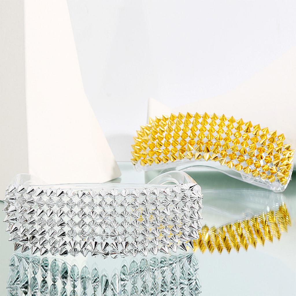 Hiphopové taneční sluneční brýle s plnými hroty, módní novinka s nýty, punkové styly, brýle pro párty