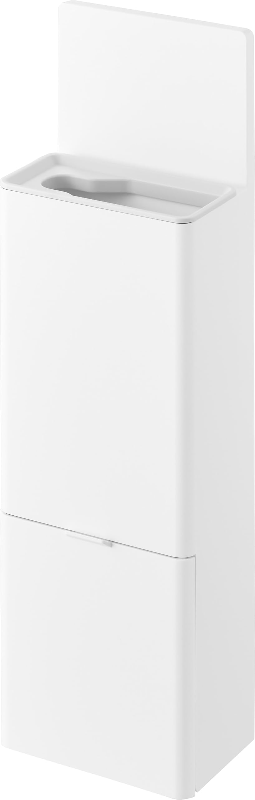 

Yamazaki Змивний тримач для туалетної щітки, сумісний з гіпсокартоном, 11 см Ш x Г x Плаваюча туалетна щітка, чохол, включає гіпсокартонні щипці та дерево білий