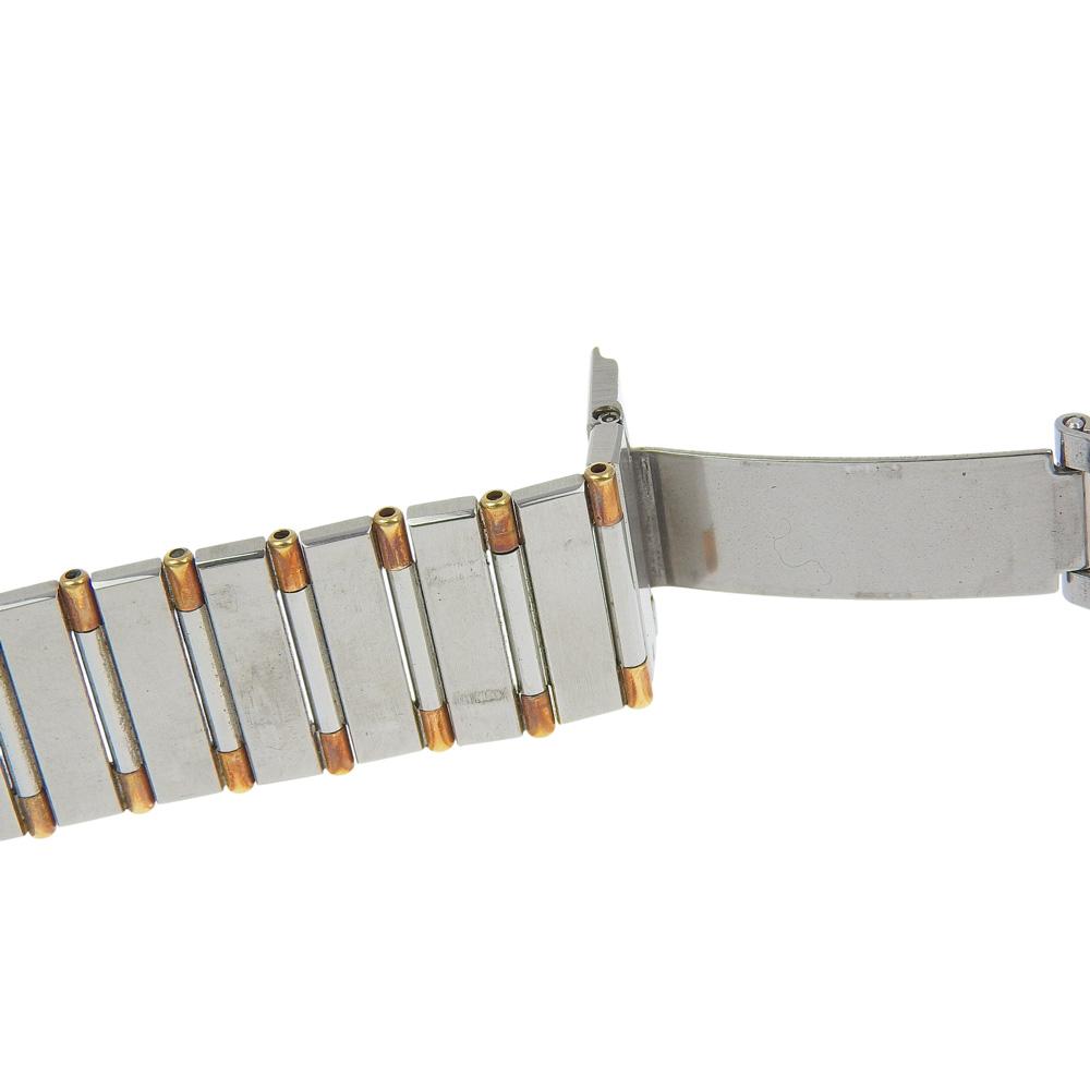 Omega Constellation Watches Date goldDial Stainless Steel Quartz Analog Display Mens Used
