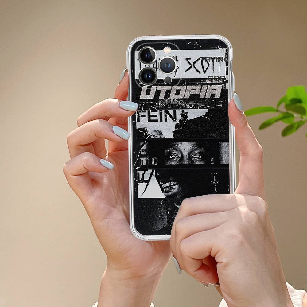 

T-Travis S-ScottS Singer For IPhone 17 16 15 14 13 12 11 Pro Max Plus Phone Case High End Silicone iPhone 14 plus