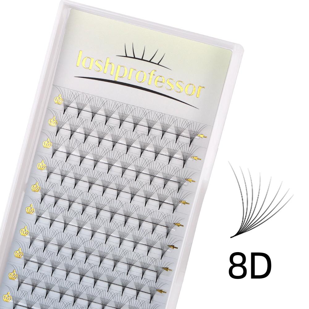 Premade Fans Lash Extensions Sharp Narrow Base Thin Pointy Stem 5D 6D 8D 10D 12D 14D 30D 40D Super Fans Premade Ready Fan Lashes