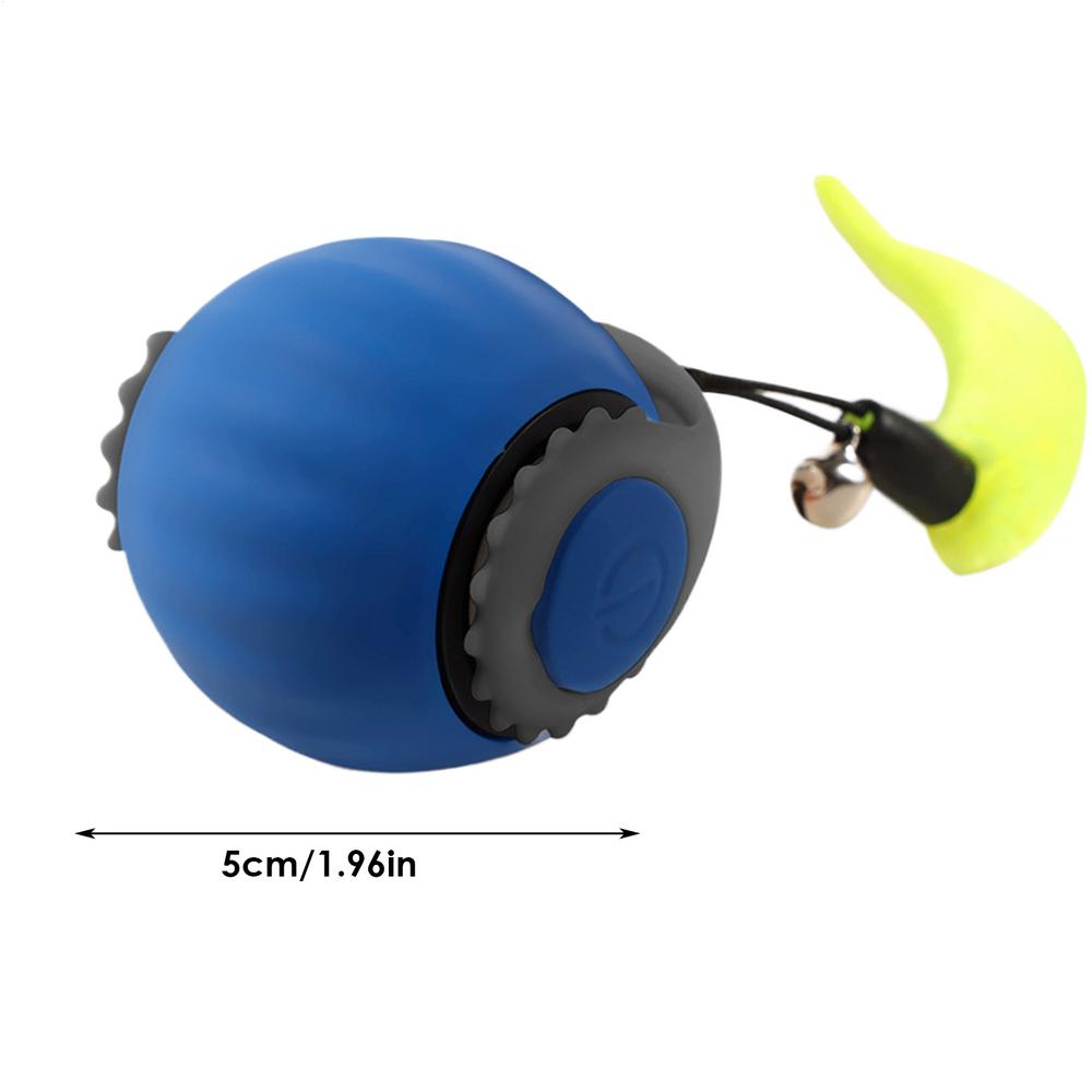 Cat Interactive Ball Toy USB Rechargeable Automatic Rolling Ball Interactive Smart Cat Toy Kitten Teasing Toy smart ball cat toy