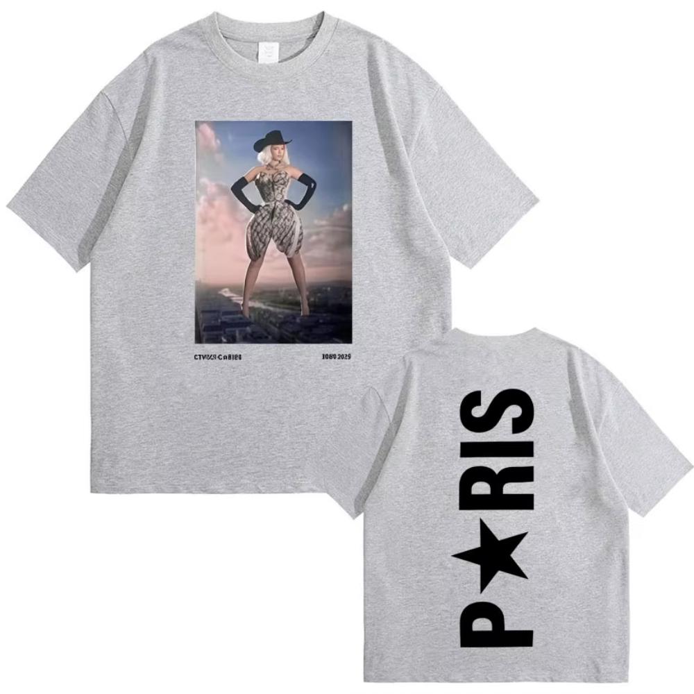 Zpěvačka Beyonce Cowboy Carter Harajuku Grafická trička Humor Vysoká kvalita Oversized Pánská Dámská Krátký rukáv Hip Hop Ležérní Tričko