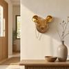 Resin Head Wall Decor Compact for Living Room, Hallway