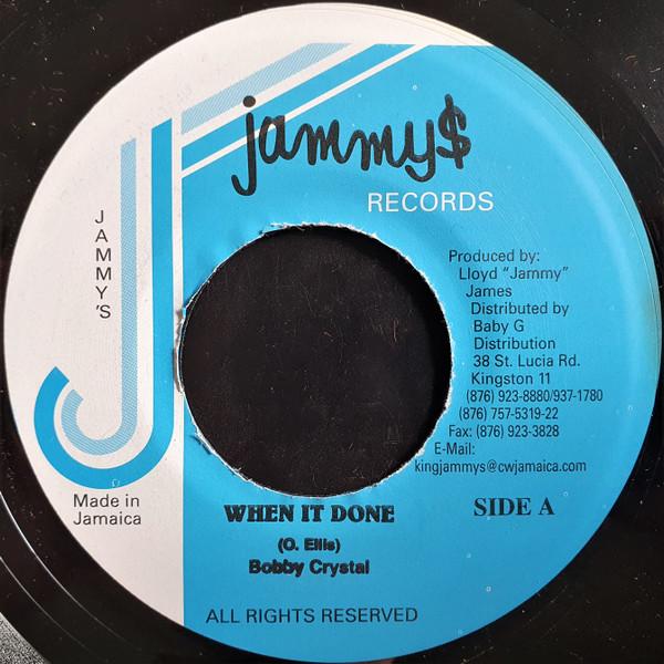 

7inch Record BOBBY CRYSTAL / NINJAMAN - When It Done / Mad Again NONE Jammy s Records 2004 Jamaica Reggae, Ska & Dub Used