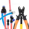 Disconnect Plier With Ergonomic Grip Design For Efficient Single Hand Operation In Plumbing Repair And Maintenance Tasks