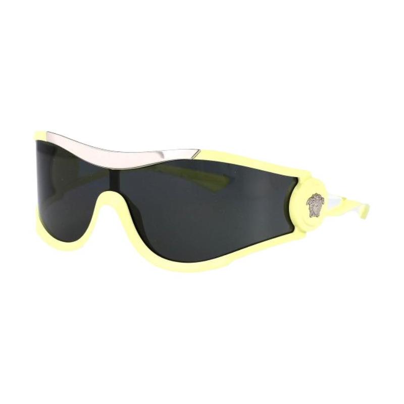 Versace Brand Logo Acetate Irregular Sunglasses Women's Yellow 27644046 0VE4475548687-Yellow 42(mm)