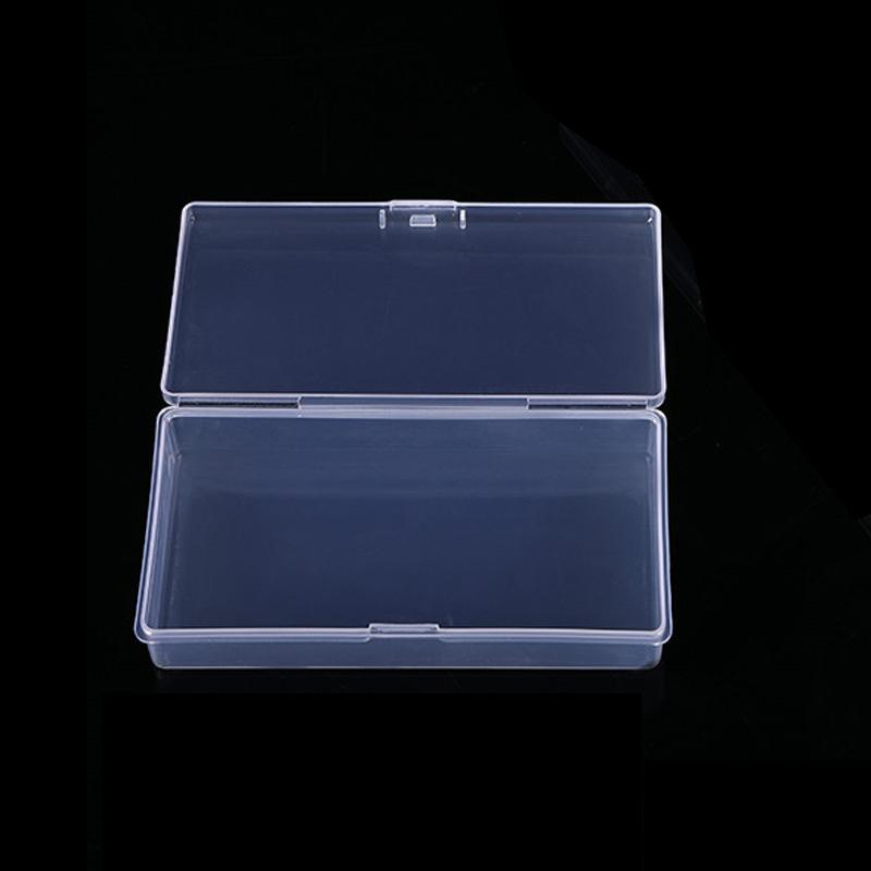 Translucent Storage Box Rectangle Clear Plastic Jewelry Storage Strong robust Packaging Box Earrings Rings Collecting Case