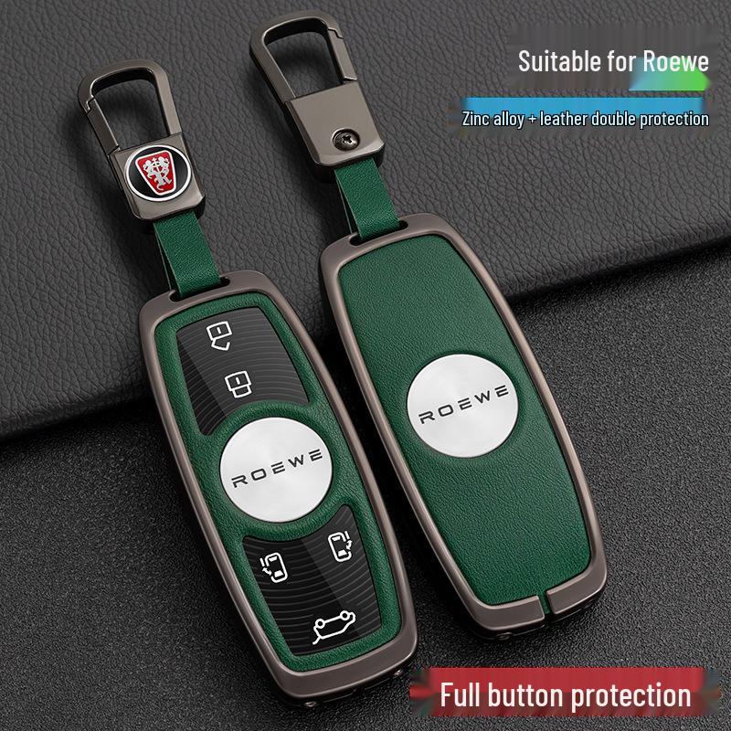 Roewe iMAX8 EV RX9 2023 Car Key Case – Metal Protective Shell with Buckle