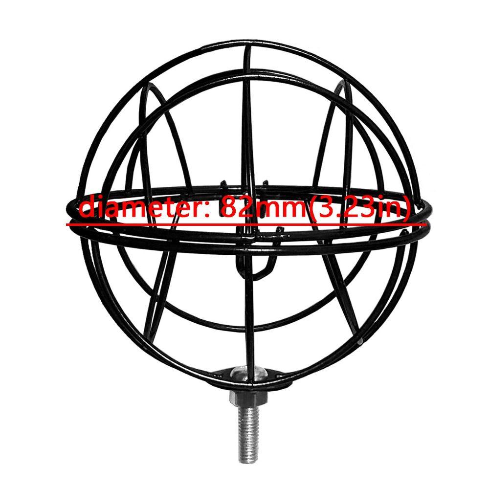 5 MM Screw Hole Metal Suet Ball Holder Closed Design Rust Resistant Bird Feeder Holder Squirrel Proof Round Fat Ball Holder