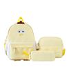 Schulrucksack für Grund- und Sekundarschüler Japanischer Cartoon Damenrucksack Niedliches Weiches und Niedliches Küken Modischer Mädchen-Schulrucksack Federmäppchen