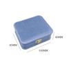 Jewelry Organizer Box With Velvet Fabric For Ring Earrings Necklace Storage