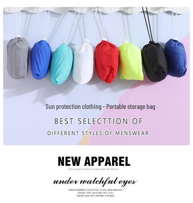 Reflektierende Reißverschluss-Sonnenjacke – Herren Outdoor Angeln & Paare Print Logo Kleidung