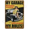 Metal Sign Room Vintage Metal Plate Home Decoration Luxury Wall Decor Items Art Mural Bar Retro Plates Tin Sign Poster Man Cave