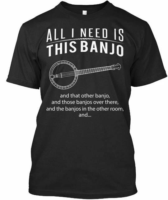 

Banjo Premium T shirt Made in the USA Size S to 5XL 3XL