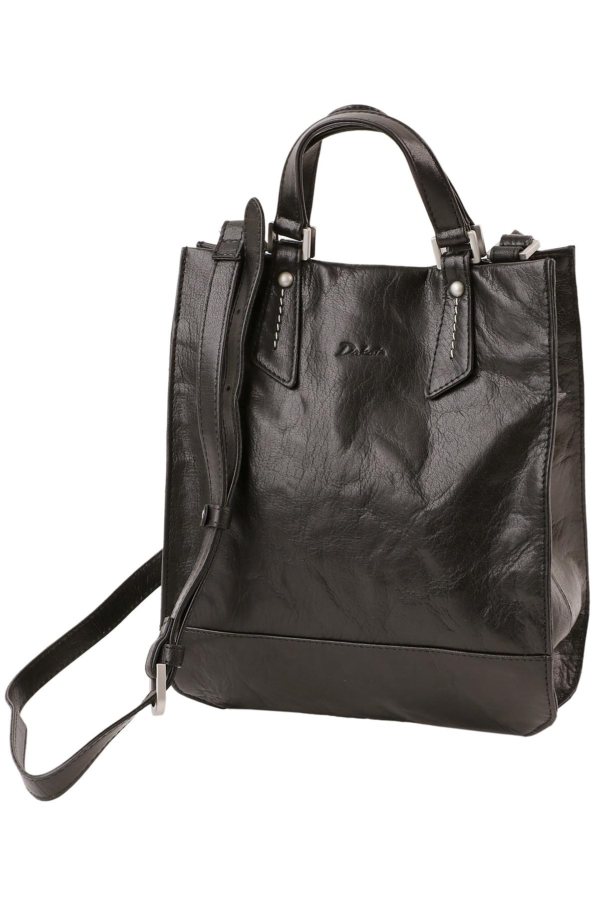 

Tote Bag 2WAY Genuine Leather Small Black [Dakota] DA-1034631-10 чорний