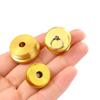 Fishing Rod Cover Aluminum Alloy Fishing Pole Metal Rod Bottom Protector Fishing Rod Rear Plug Rod Stopper Screw Pole Butt Caps