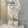 New Suction Cup Bathroom Shelves Transparent With Drain Hole Kitchen Storage Box Wall Mounted Storage Rack Home Supplies