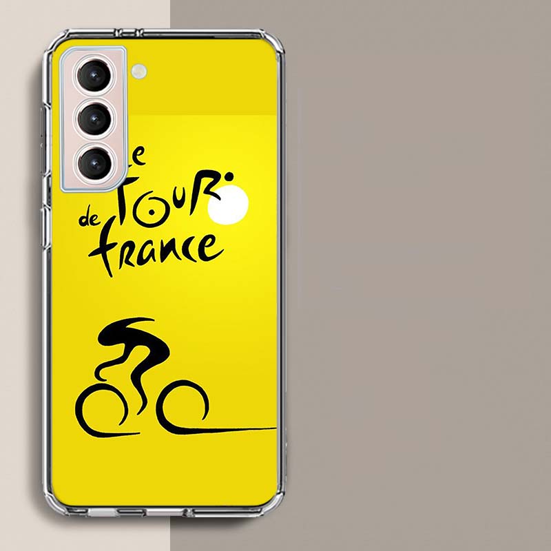 T-Tour De France Bicycle Phone Case For Samsung A16 A26 A36 A56 A17 A15 A25 A35 A55 A14 A24 A34 A54 A04S A05S Galaxy Note 20 10