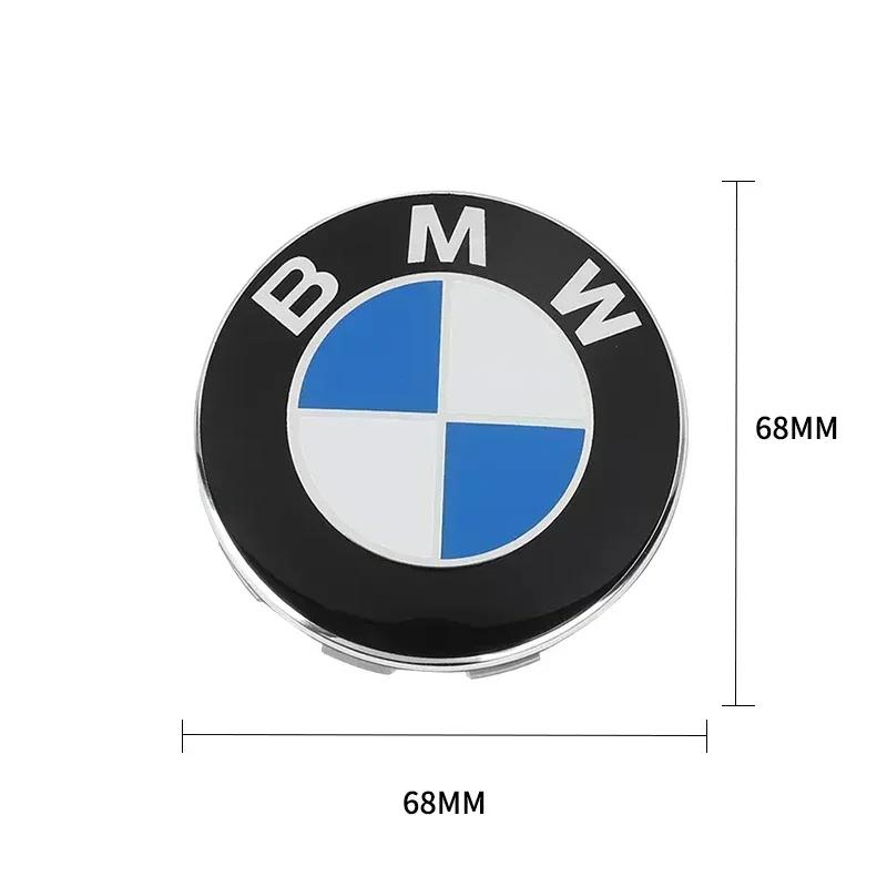 4ks 56/68mm Krytka středového krytu kola auta Znak Logo Znak pro BMW E87 E30 E46 E28 E34 E39 E60 F02 F18 F35 G20 G03 G05 F10 E93 F20