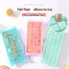Silicone Ice Cube Tray with Lid, 36-Grid for Homemade Ice Cubes and Baby Food.
